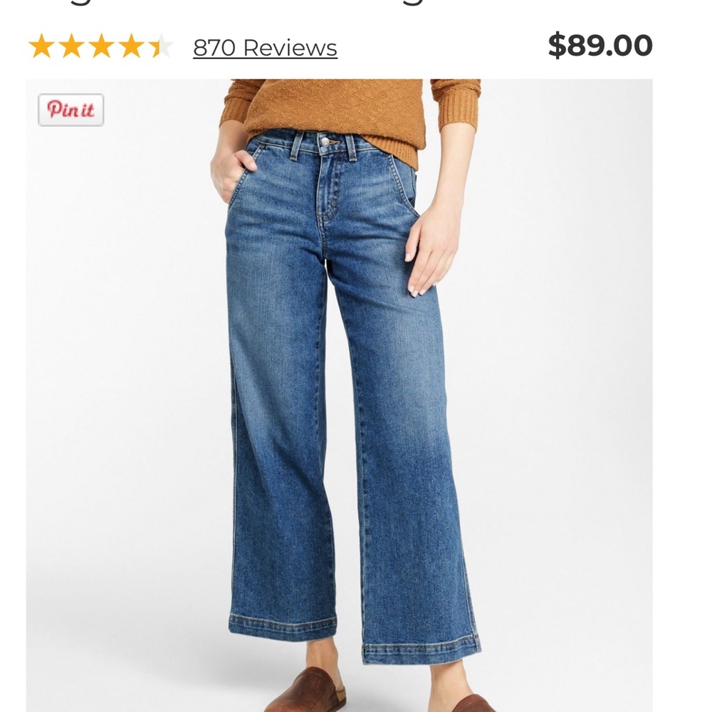 Women's 207 Vintage Jeans, High-Rise Wide-Leg, size 8